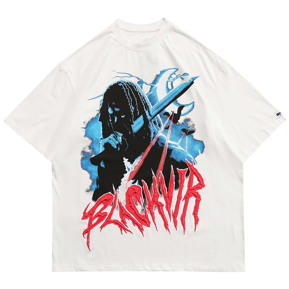 "Lighting Rod" Unisex Men Women Streetwear Graphic T-Shirt Daulet Apparel