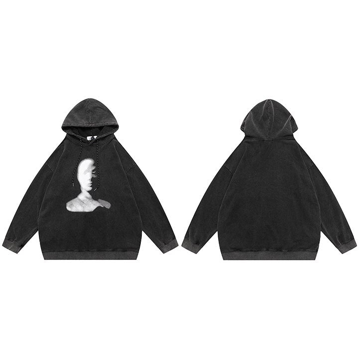 "Look Both Ways" Unisex Men Women Streetwear Graphic Hoodie Daulet Apparel