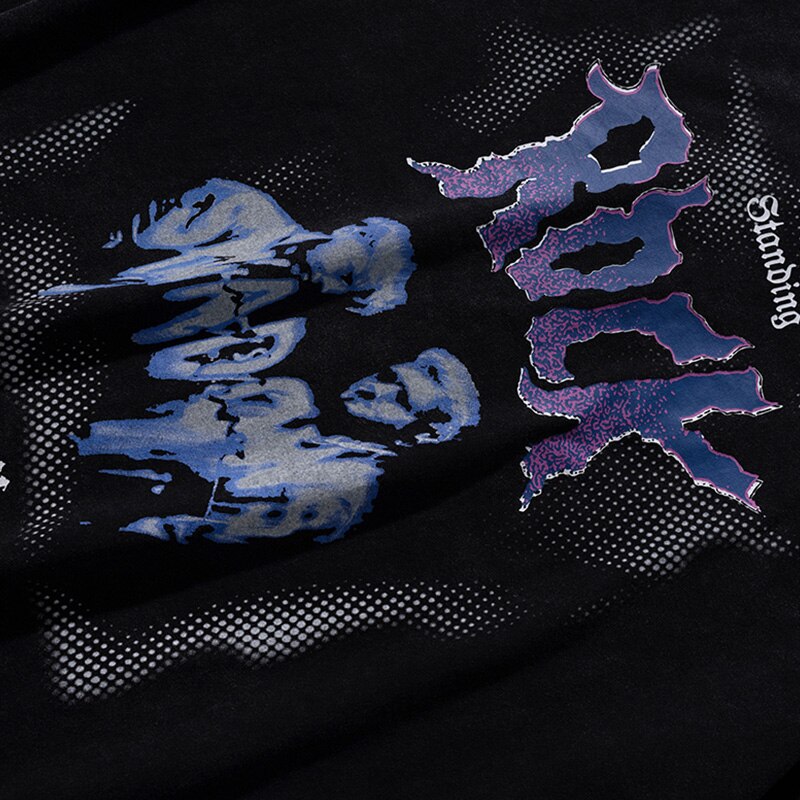 "Rock On" Unisex Men Women Streetwear Graphic T-Shirt Daulet Apparel