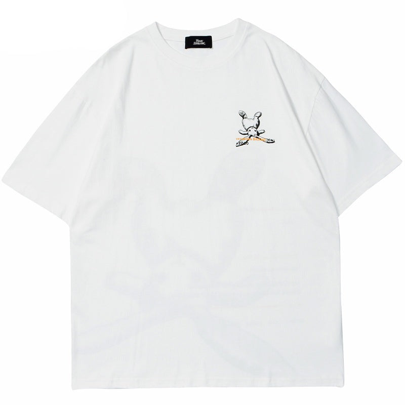 "Falling Down" Unisex Men Women Streetwear Graphic T-Shirt Daulet Apparel