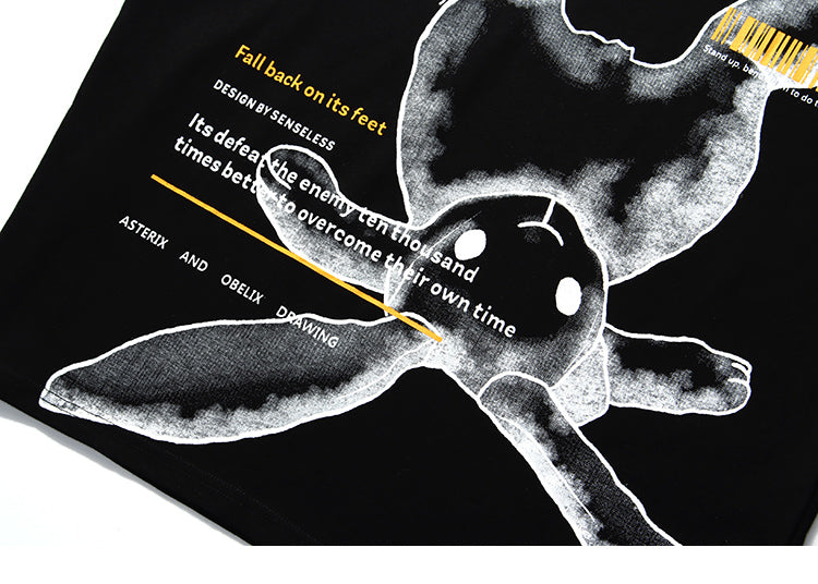 "Falling Down" Unisex Men Women Streetwear Graphic T-Shirt Daulet Apparel