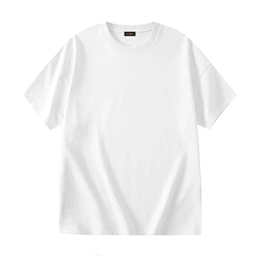 Chic Cartoon Boy Print Solid T Shirts O-neck Loose Summer Tops Teenage Streetwear Fashion Hip Hop Tee High Quality Cotton Casual Daulet Apparel