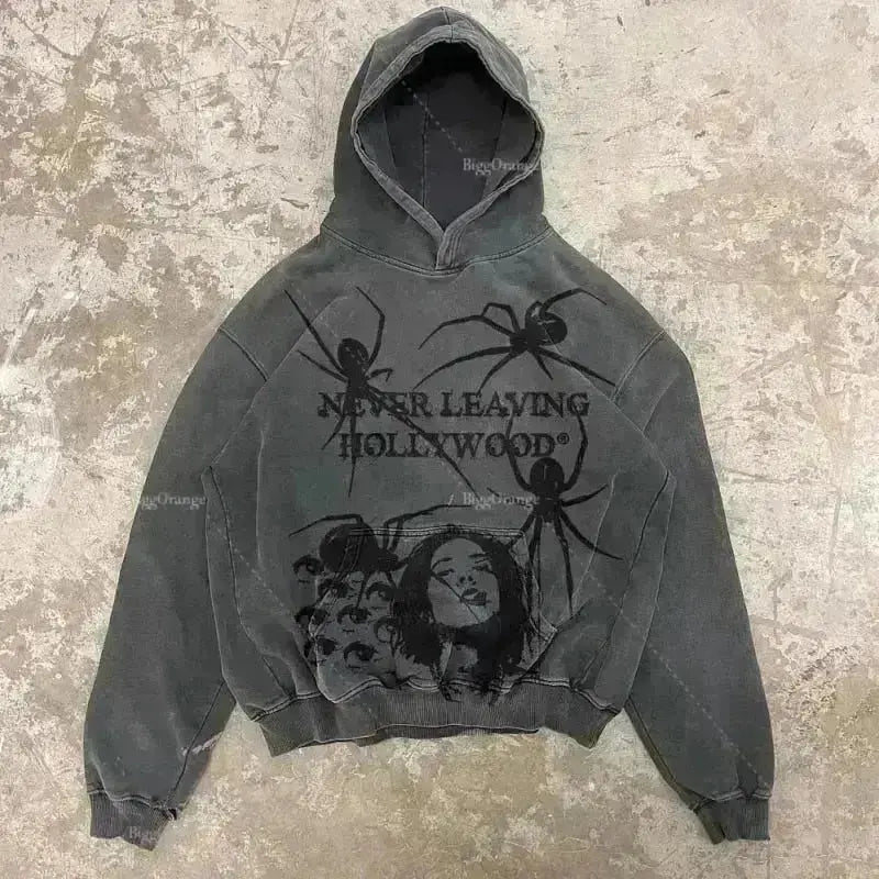 "Sunset Urban" Men And Women Streetwear Graphic Hoodie Ver.1 Daulet Apparel