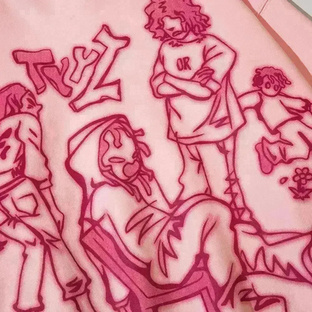 "Quantum Blend" Men Women Streetwear Graphic Hoodie Ver.1 Daulet Apparel