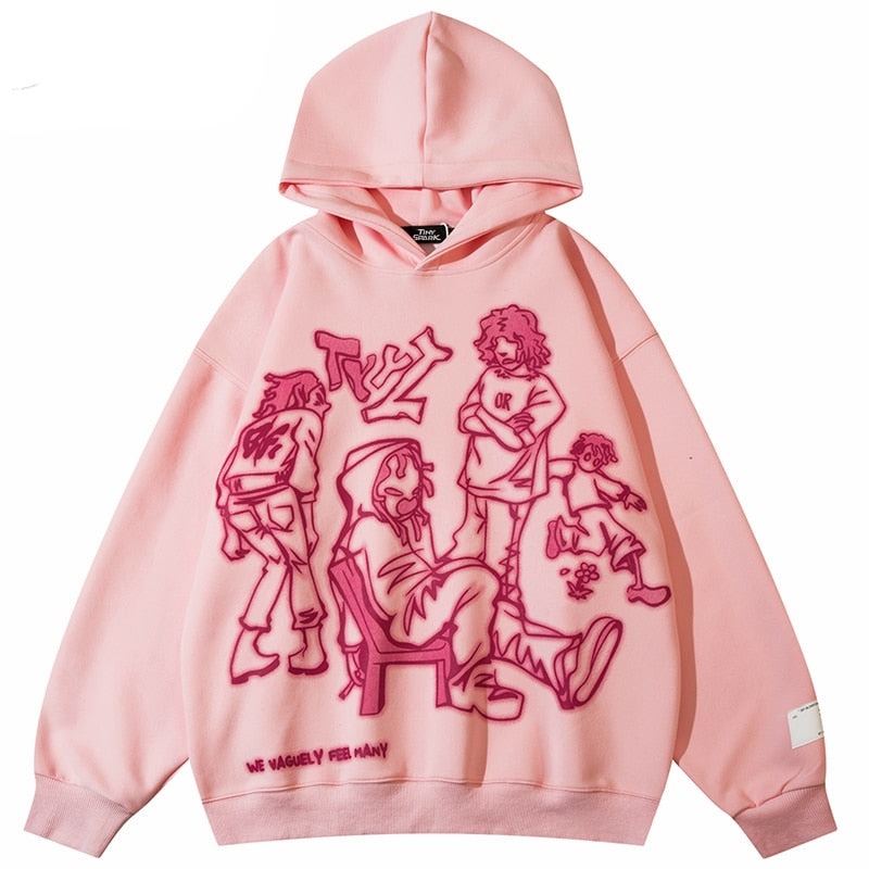"Ben's Melody" Men Women Streetwear Graphic Hoodie Ver.1 Daulet Apparel