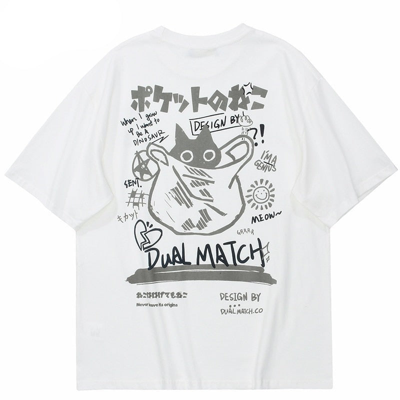 "Dual Match" Unisex Men Women Graphic T-Shirt Daulet Apparel