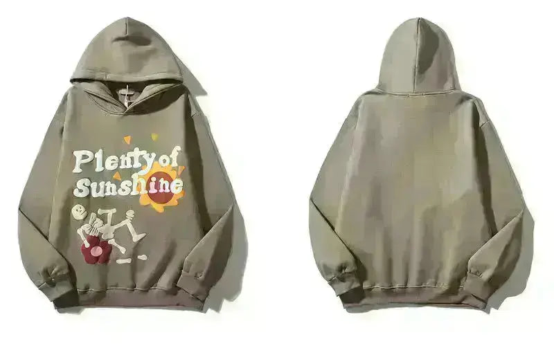 "Zenith Echo" Men Women Graphic Streetwear Hoodie Ver.1 Daulet Apparel