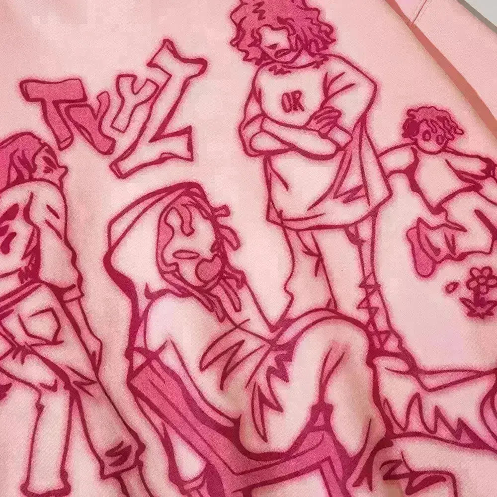 "Aurora Blaze" Men Women Streetwear Graphic Hoodie Ver.1 Daulet Apparel