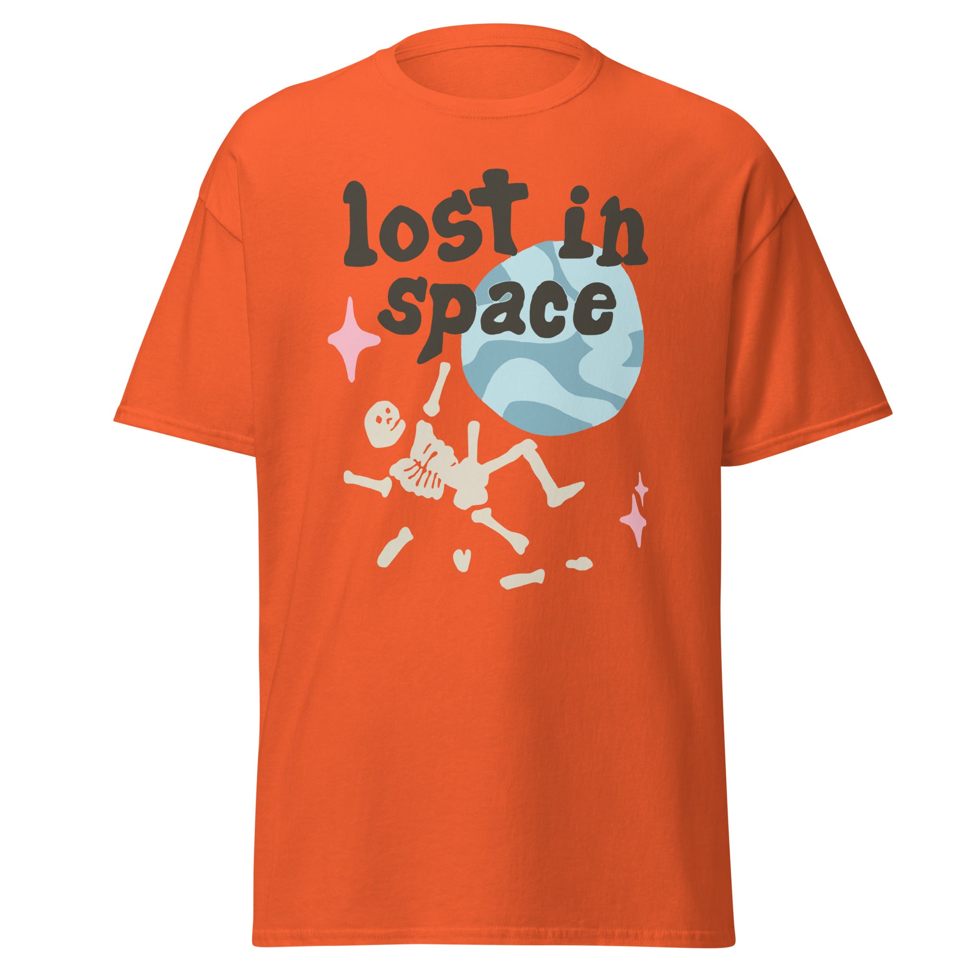 "Falling In Space" Unisex Men Women Streetwear Graphic T-Shirt Daulet Apparel