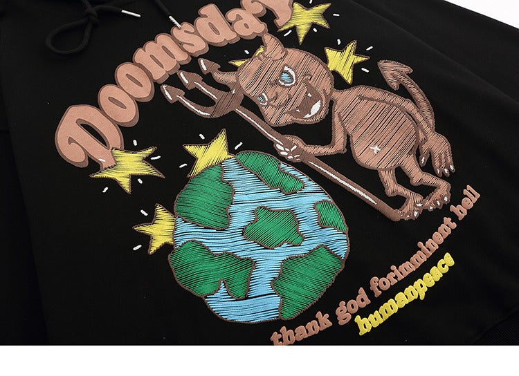 "Papa Was a Rollin' Stone" Unisex Men Women Streetwear Graphic Hoodie Daulet Apparel