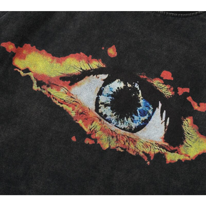 "Hidden Eye" Unisex Men Women Streetwear Graphic T-Shirt Daulet Apparel