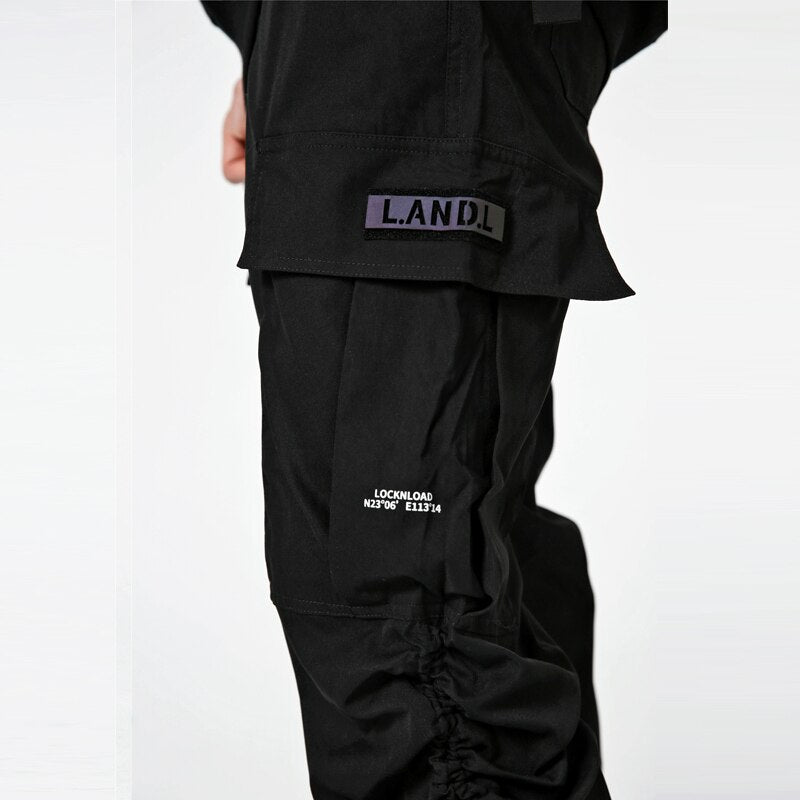 "Takes Time" Unisex Men Women Streetwear Cargo Jogger Pants Daulet Apparel
