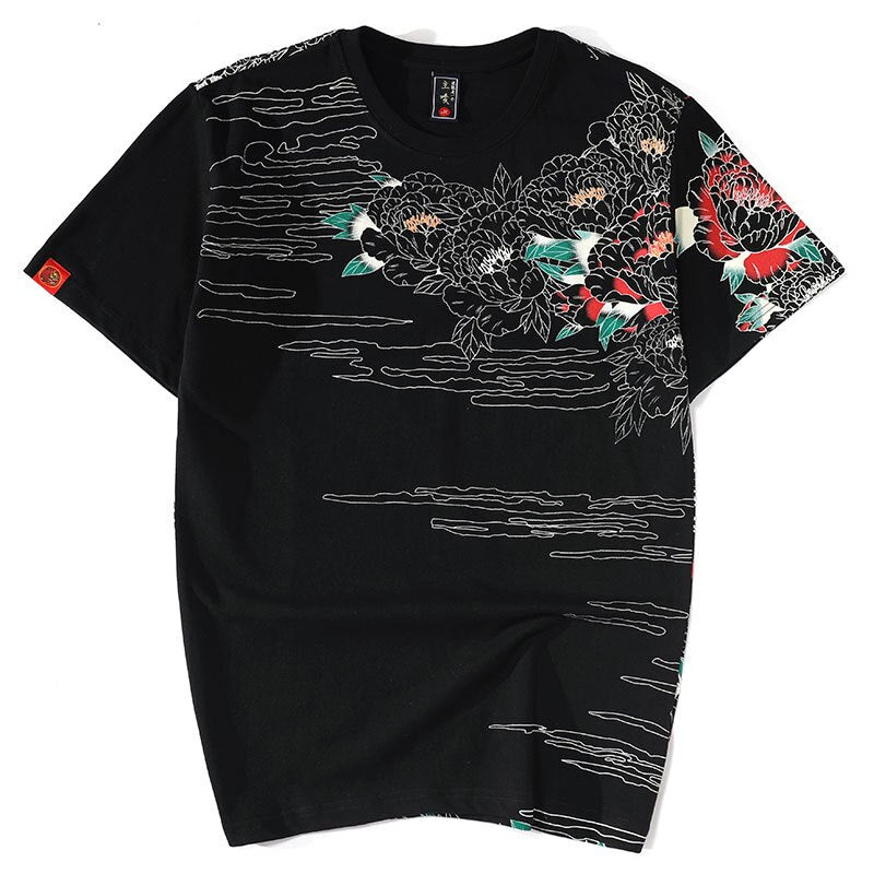 "Dragon Fly" Unisex Men Women Streetwear Graphic T-Shirt Daulet Apparel