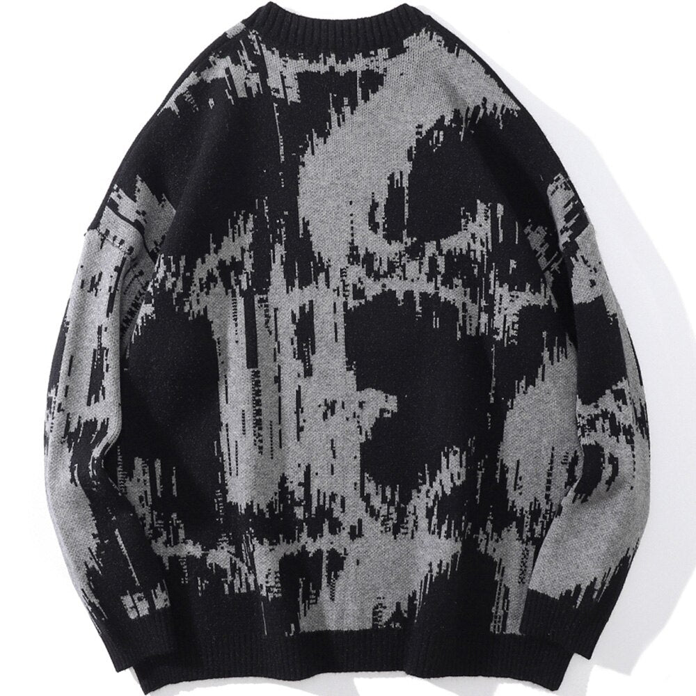 "Foggy Knight" Unisex Men Women Streetwear Graphic Sweater Daulet Apparel