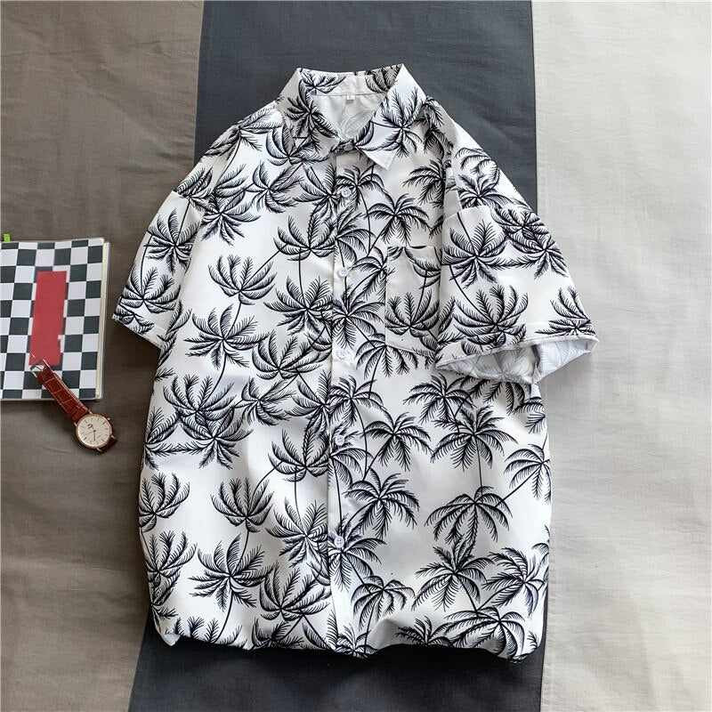 "Sandy Shores" Unisex Men Women Streetwear Shirt Daulet Apparel