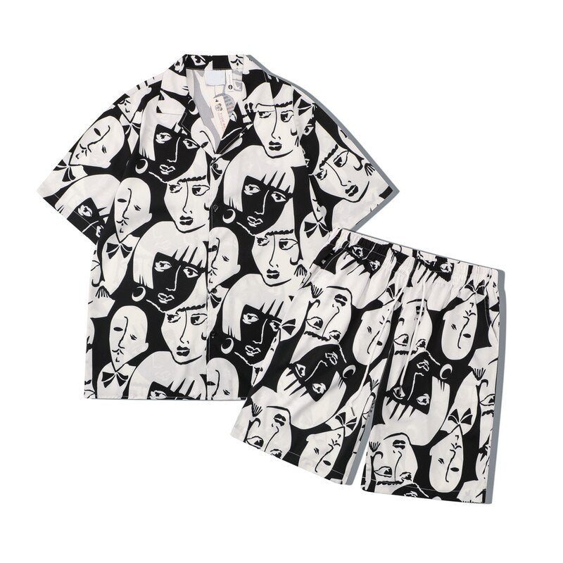 "Comical" Unisex Men Women Streetwear Graphic Shirt Daulet Apparel