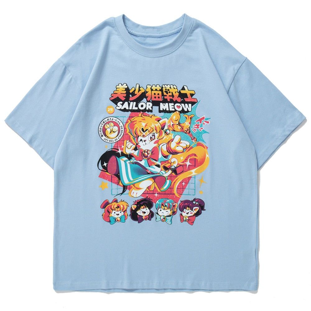 "Sailor" Men Women Streetwear Unisex Graphic T-Shirt Daulet Apparel