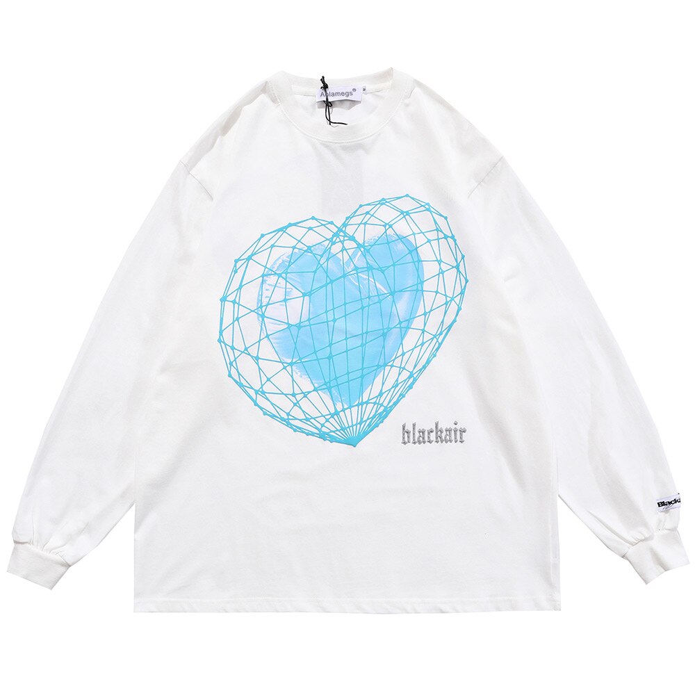"3D Heart" Men Women Unisex Streetwear Sweater Daulet Apparel