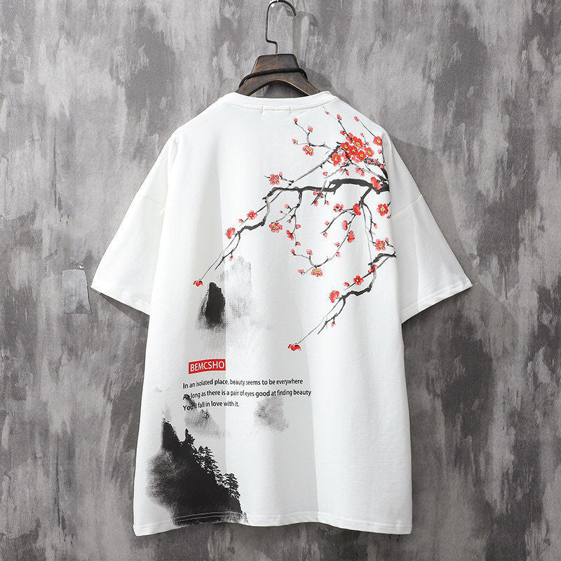 "Blossom" Unisex Men Women Streetwear Graphic T-Shirt Collection Daulet Apparel