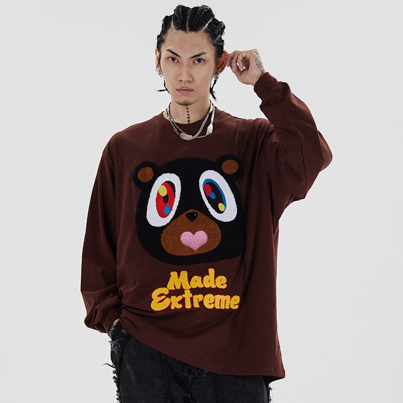 "Man Made" Unisex Men Women Streetwear Graphic Sweatshirt Daulet Apparel