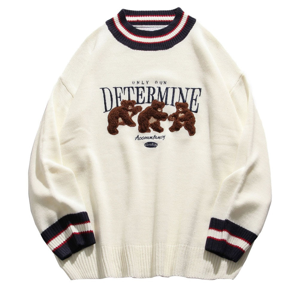 "Determined" Unisex Men Women Streetwear Graphic Sweater Daulet Apparel