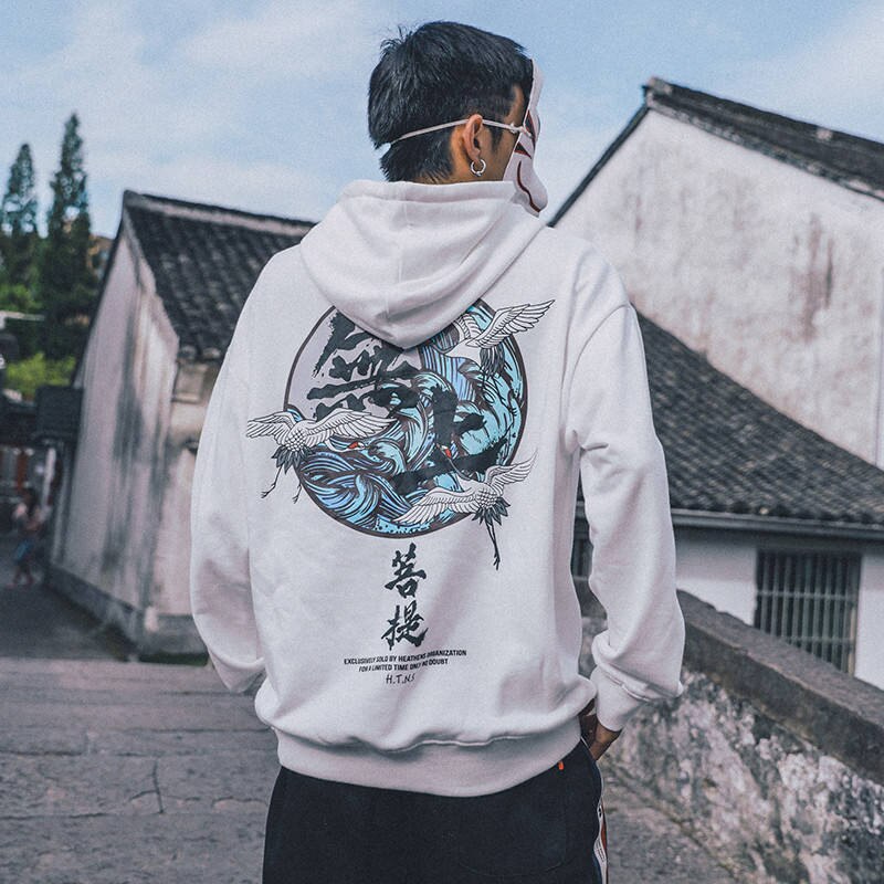 "Mixed Emotions" Unisex Men Women Streetwear Graphic Hoodie Daulet Apparel