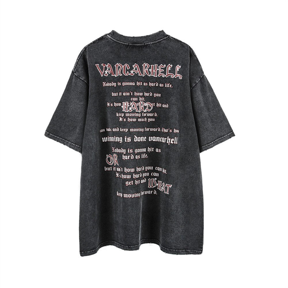 "Morning Wake" Unisex Men Women Streetwear Graphic T-Shirt Daulet Apparel