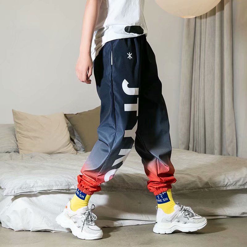 "Rainbow Effect" Unisex Men Women Streetwear Graphic Pants Daulet Apparel
