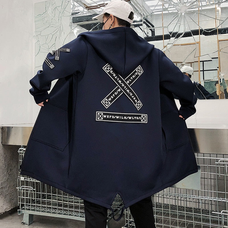 "Cold Roads" Unisex Men Women Streetwear Graphic Windbreaker Daulet Apparel