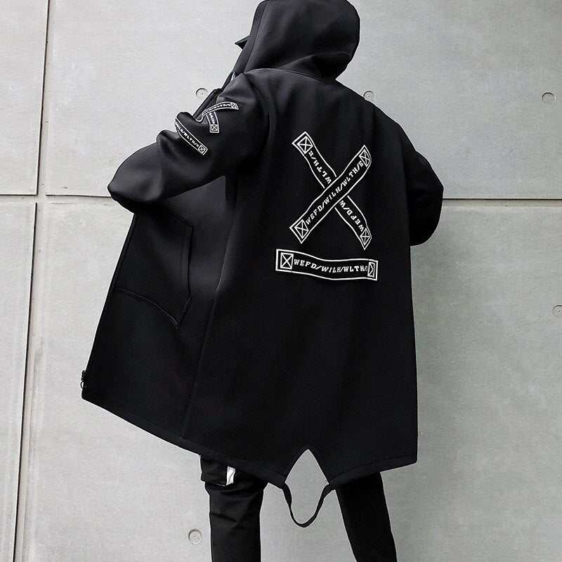 "Cold Roads" Unisex Men Women Streetwear Graphic Windbreaker Daulet Apparel