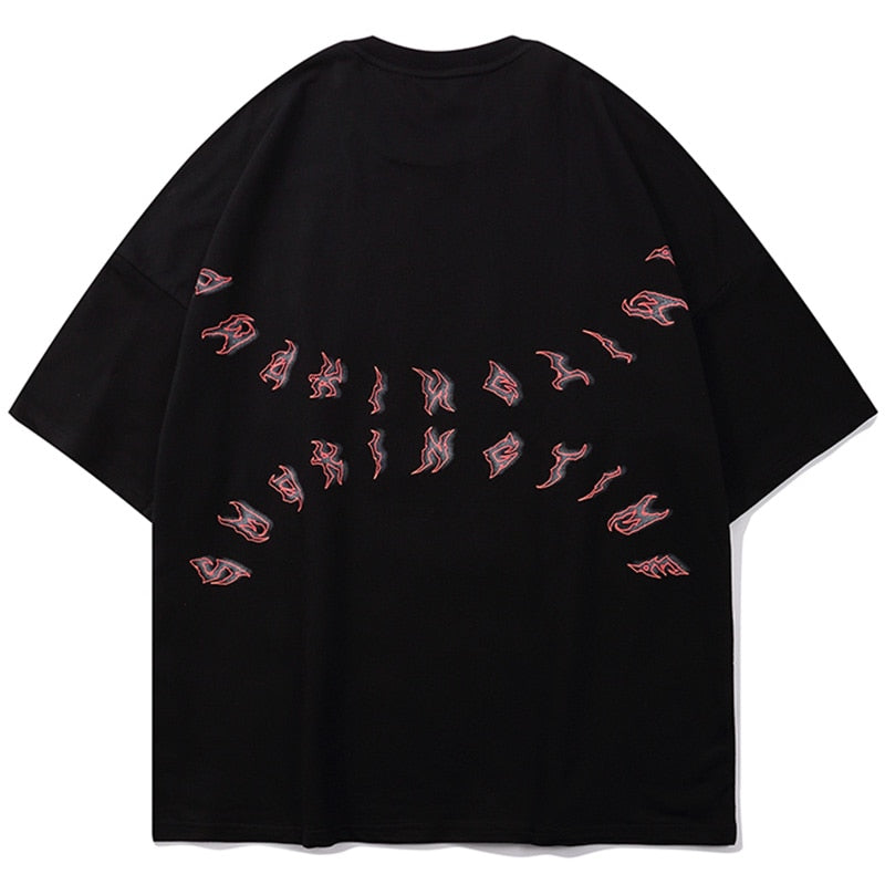 "Cloudy Skies" Unisex Men Women Streetwear Graphic T-Shirt Daulet Apparel