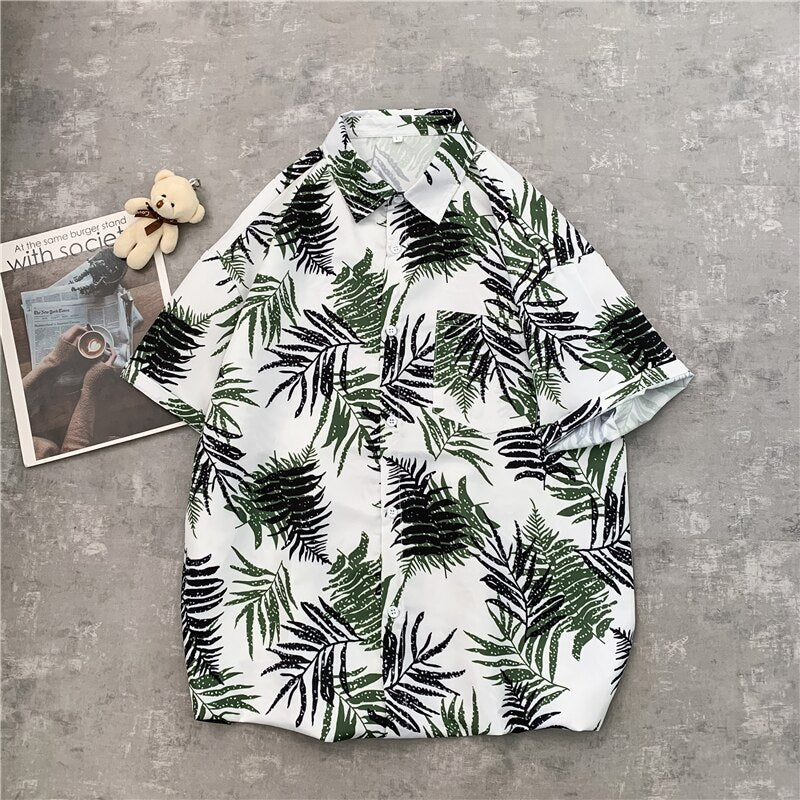 "Sandy Shores" Unisex Men Women Streetwear Shirt Daulet Apparel