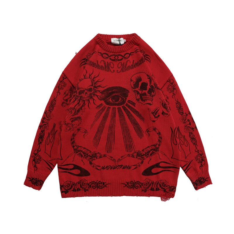 "All Seeing Eye" Unisex Men Women Graphic Streetwear Sweater Daulet Apparel