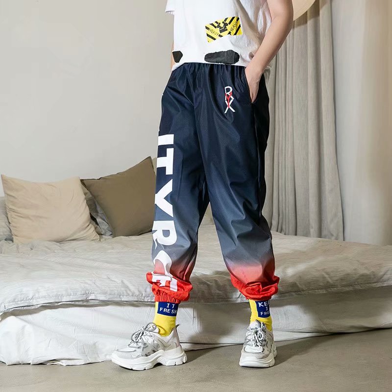 "Rainbow Effect" Unisex Men Women Streetwear Graphic Pants Daulet Apparel