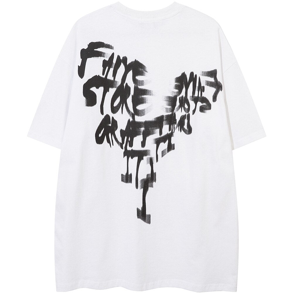 "Love Is Blind" Unisex Men Women Streetwear Graphic T-Shirt Daulet Apparel
