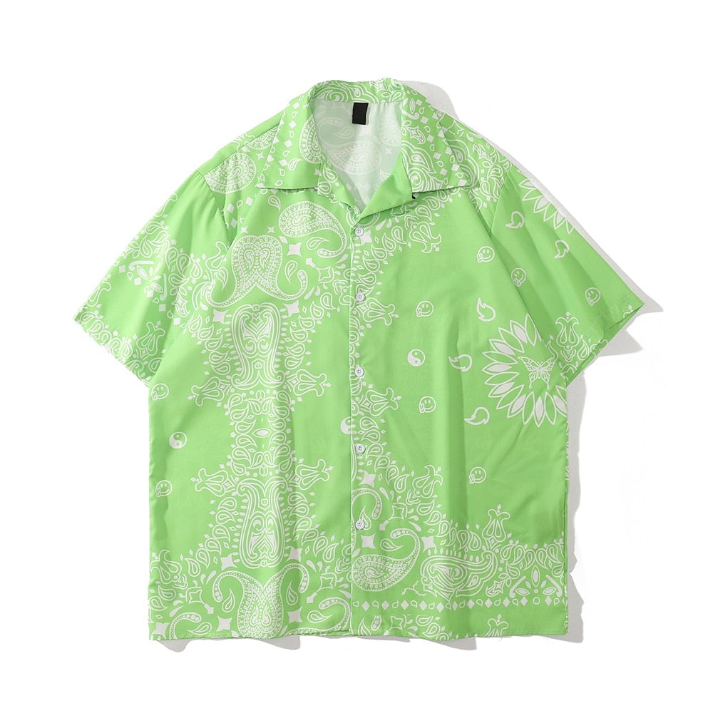 "Light Leaf" Unisex Men Women Streetwear Graphic Shirt Daulet Apparel