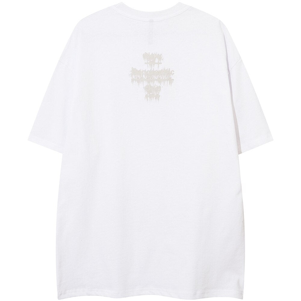 "No Fear" Unisex Men Women Streetwear Graphic T-Shirt Daulet Apparel