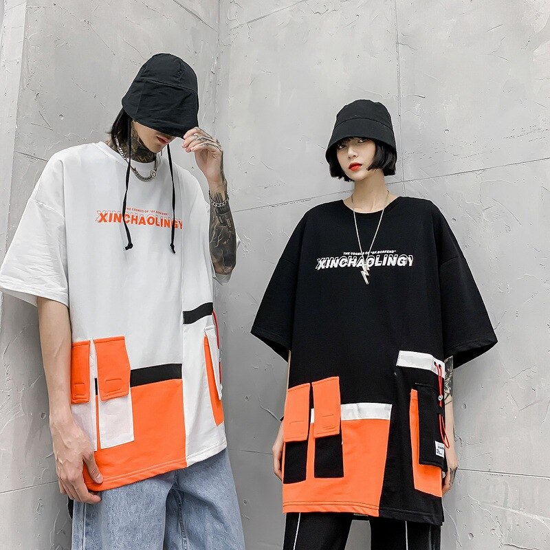 "Pocket Work" Unisex Men Women Streetwear Graphic T-Shirt Daulet Apparel