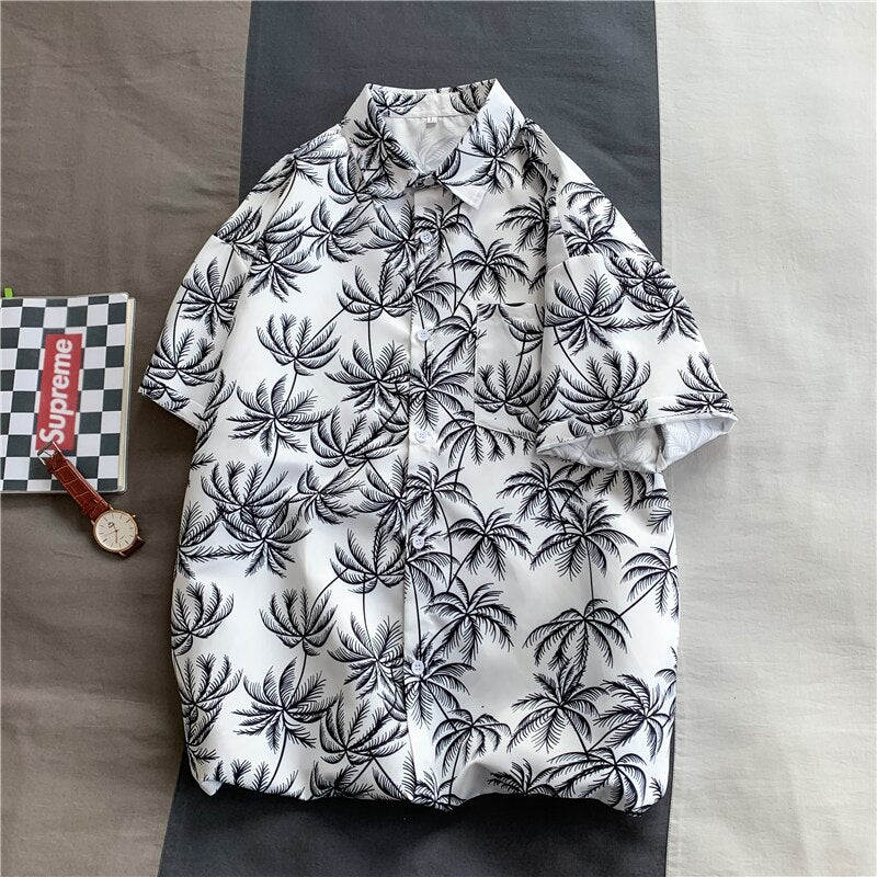 "Sandy Shores" Unisex Men Women Streetwear Shirt Daulet Apparel