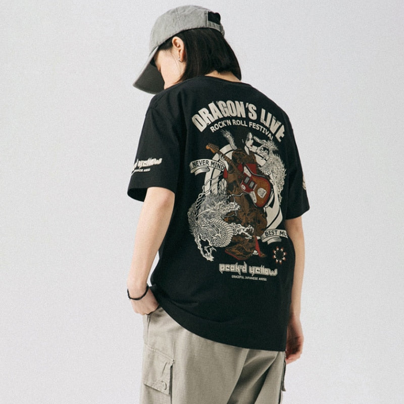 "Deadly" Men Women Streetwear Unisex Graphic T-Shirt Collection Daulet Apparel