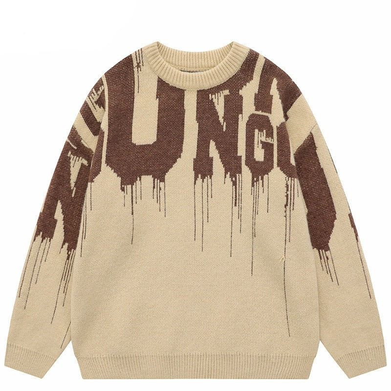 "Kingdom Come" Unisex Men Women Streetwear Graphic Sweater Daulet Apparel