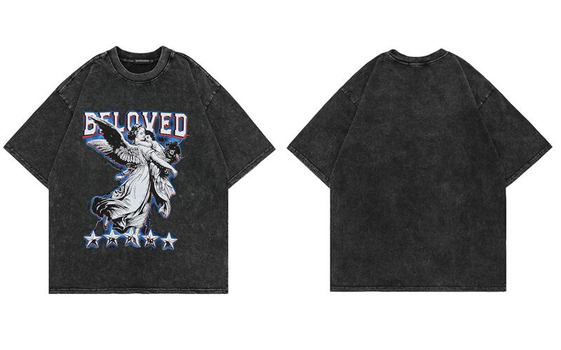"Beloved" Unisex Men Women Streetwear Graphic T-Shirt Daulet Apparel