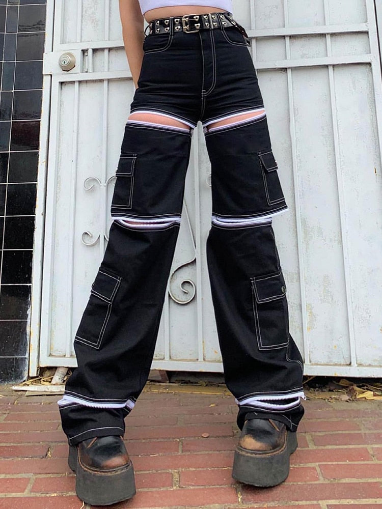 "Patched" Unisex Men Women Streetwear Denim Pants Daulet Apparel