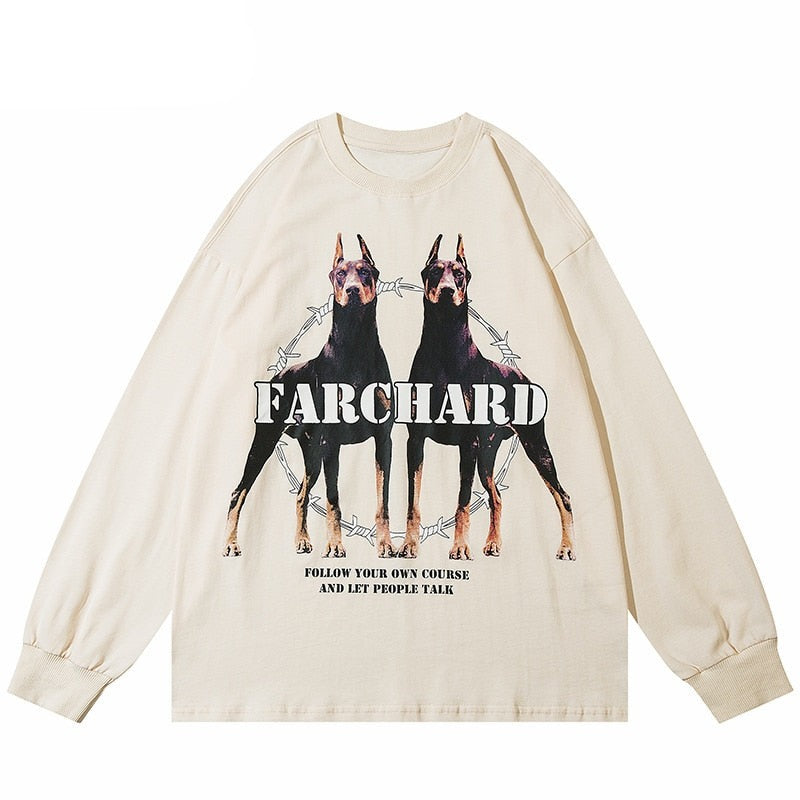 "Far Fetched" Unisex Men Women Streetwear Graphic Sweatshirt Daulet Apparel