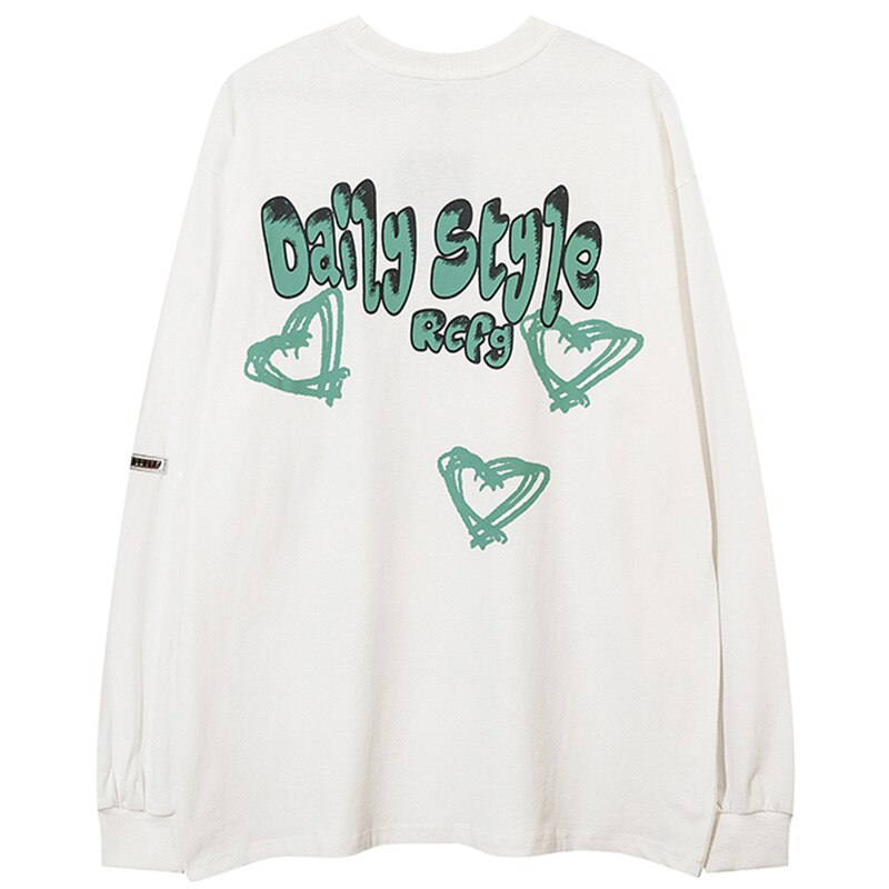 "Daily Style" Unisex Men Women Streetwear Graphic Sweatshirt Daulet Apparel