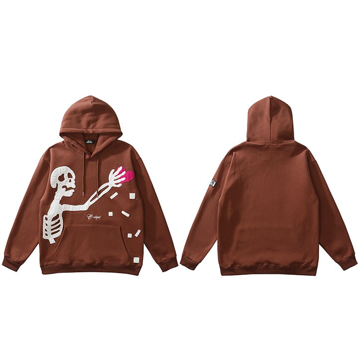 "Catch The Falling" Unisex Men Women Streetwear Graphic Hoodie Daulet Apparel
