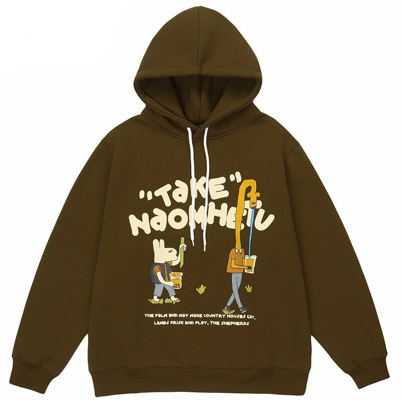 "Stuck In The Chamber" Unisex Men Women Streetwear Graphic Hoodie Daulet Apparel