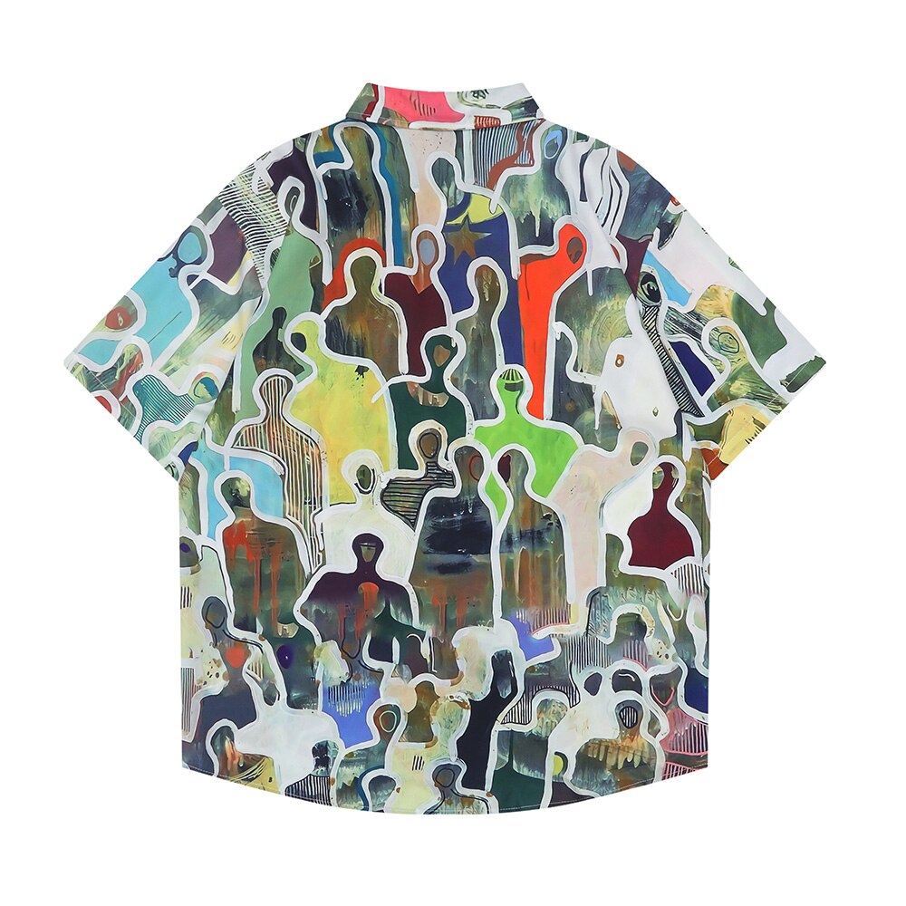 "Missing Pieces" Unisex Men Women Streetwear Graphic Shirt Daulet Apparel