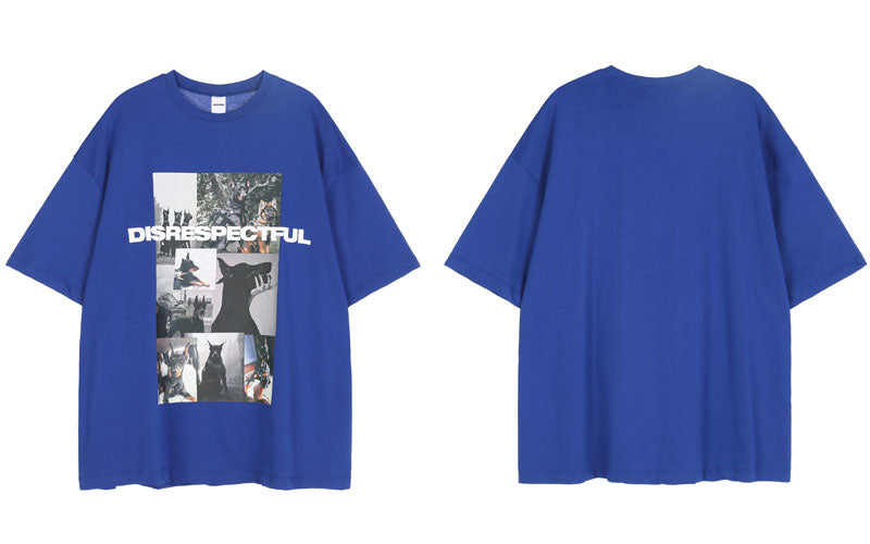 "Disrespectful" Unisex Men Women Streetwear Graphic T-Shirt Daulet Apparel