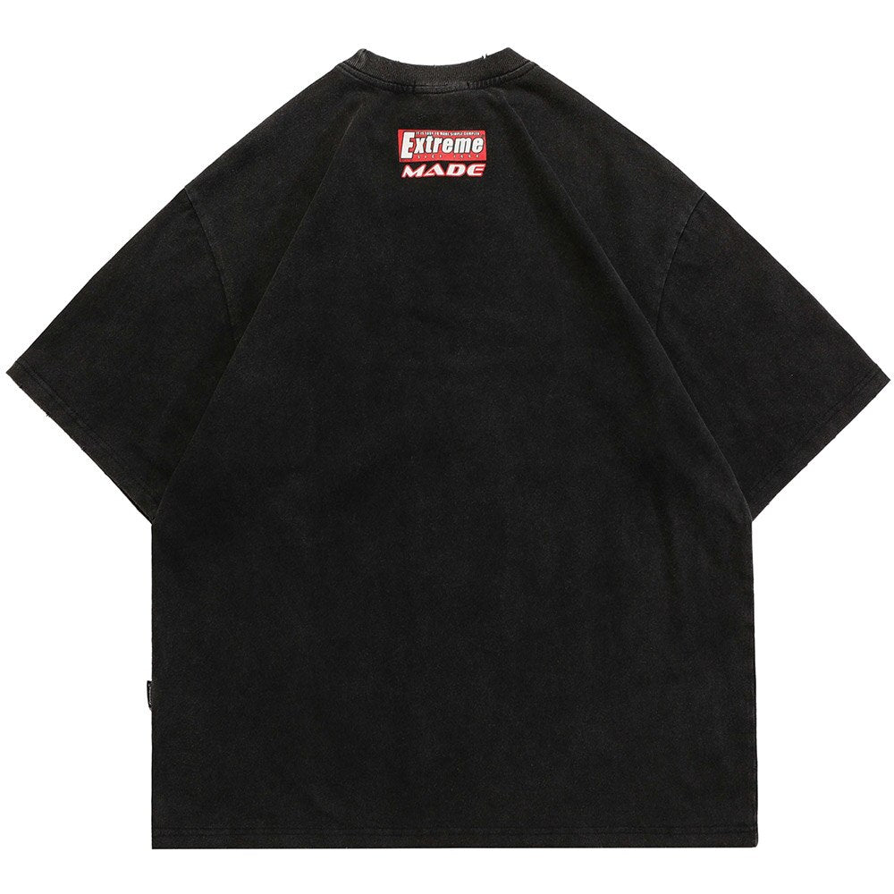 "Up In Smoke" Unisex Men Women Streetwear Graphic T-Shirt Daulet Apparel